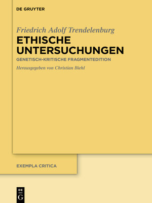 cover image of Ethische Untersuchungen
